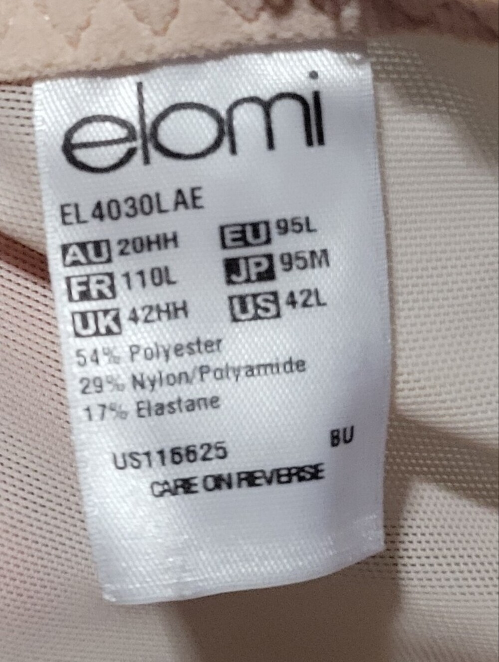 NWT Elomi Cate Bra - Picture 6 of 6